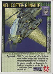 Helicopter: Gunship [White Border]